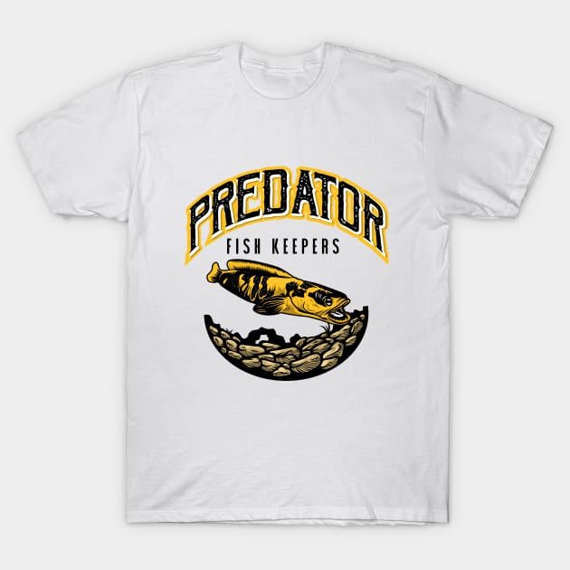 CHANNA PREDATOR FISH | channa tshirt | aquatic T-Shirt by Strike John